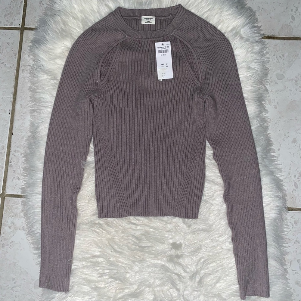 Abercrombie & Fitch Light Purple Sweater Top